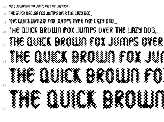 Wild Sewerage font waterfall